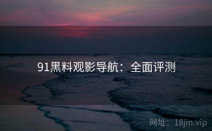 91黑料观影导航：全面评测